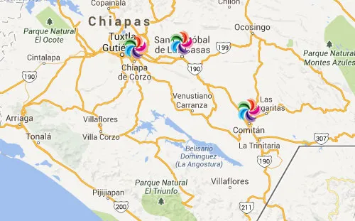 Nota sobre Mapa de Pueblos Mágicos en Colima