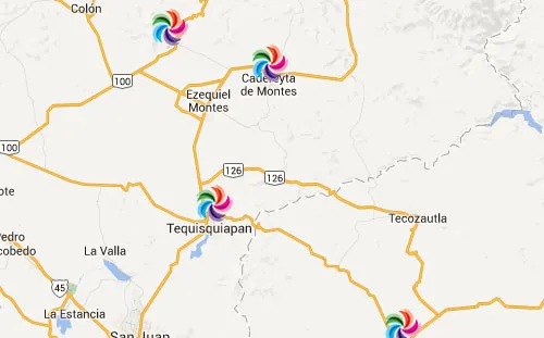 Nota sobre Mapa de Pueblos Mágicos en Queretaro