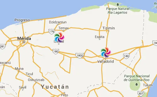 Nota sobre Mapa de Pueblos Mágicos en Yucatan