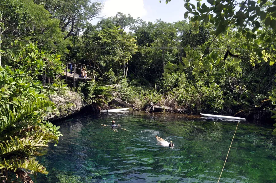 Nota sobre Cenote Calavera, Quintana Roo