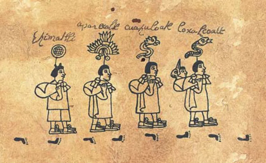 Nota sobre Los tlaquimilolli, oráculos del México Antiguo