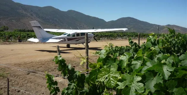 Nota sobre Conoce la Ruta del Vino en avioneta