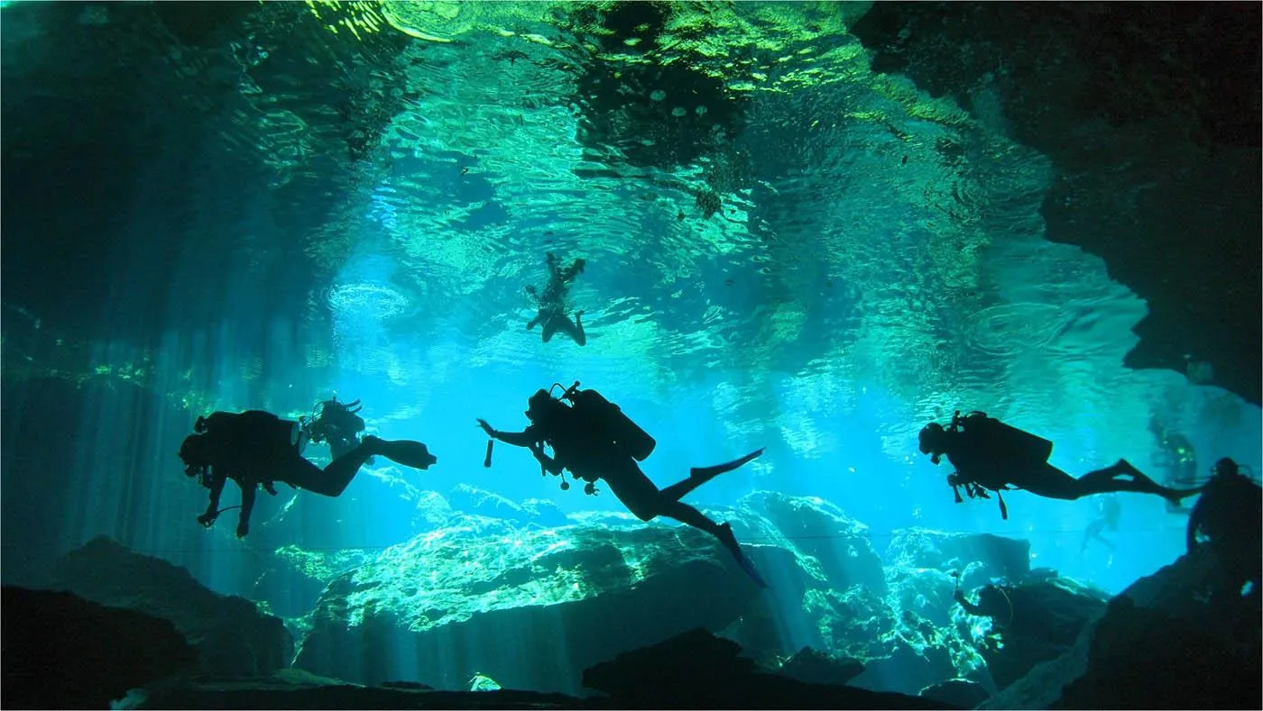 Nota sobre Buceo en los cenotes más bellos México