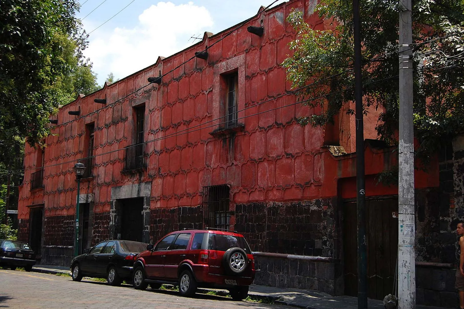 Nota sobre Casa Roja o de la Malinche, arquitectura colonial en Coyoacán