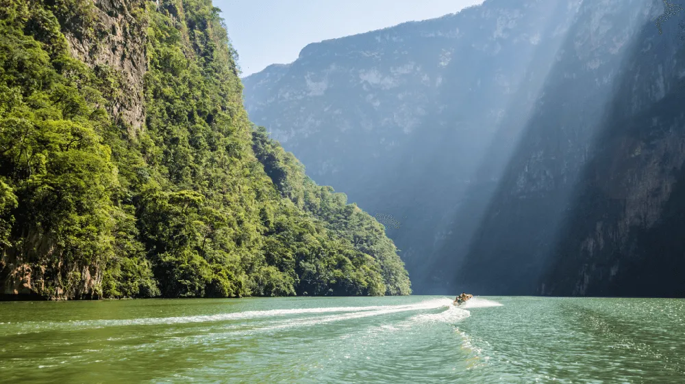 Nota sobre Parque Nacional El Cañon del Sumidero, Chiapas