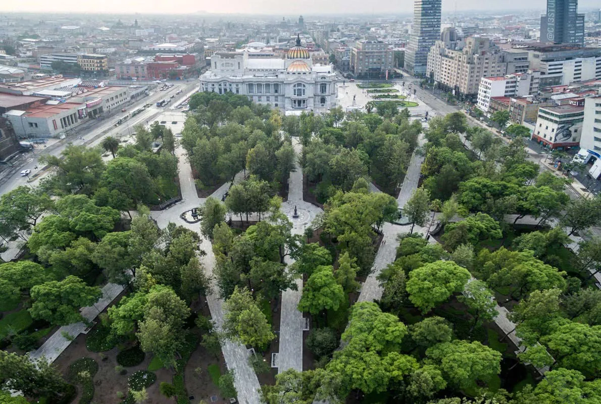 Nota sobre Paseando por la Alameda Central de la Ciudad de México