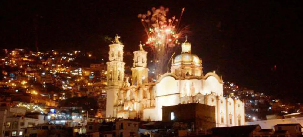 Nota sobre Año Nuevo en Taxco, Pueblo Mágico del Estado de Guerrero