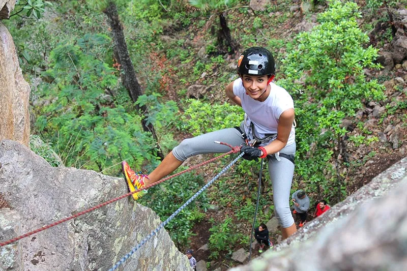 Nota sobre Practica Rappel en Pueblos de México